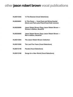 Jason Robert Brown Plays Jason Robert Brown von Jason Robert Brown 