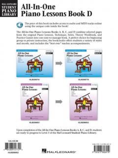 All-In-One Piano Lessons Book D von Barbara Kreader 