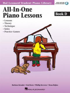 All-In-One Piano Lessons Book D von Barbara Kreader 