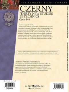 Thirty New Studies In Technics, Op. 849 von Carl Czerny 