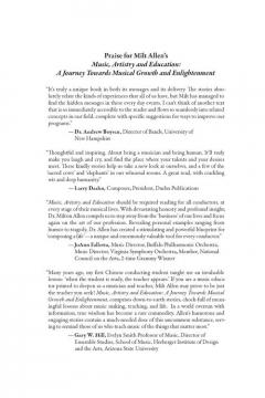 Music, Artistry And Education 