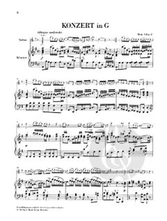 Violinkonzert G-dur Hob. VIIa:4 von Joseph Haydn im Alle Noten Shop kaufen