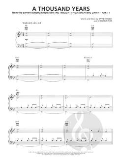 A Thousand Years von Christina Perri 