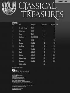 Violin Play-Along Vol. 28: Classical Treasures im Alle Noten Shop kaufen