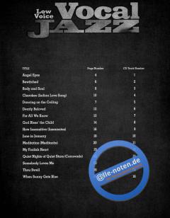Jazz Play-Along Vol. 130: Vocal Jazz (Low Voice) 