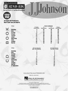 Jazz Play-Along Vol. 152: J.J. Johnson im Alle Noten Shop kaufen