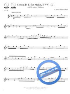 Bach Flute Solos von Johann Sebastian Bach 