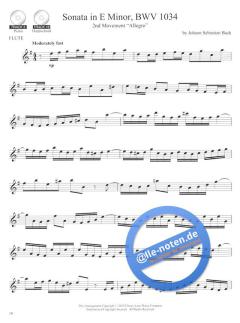 Bach Flute Solos von Johann Sebastian Bach 