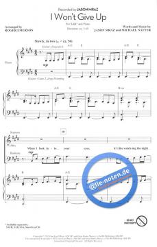 I Won't Give Up (Jason Mraz) 