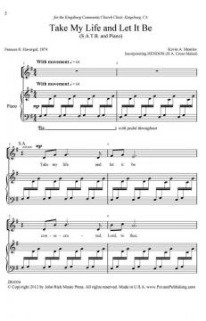 Take My Life And Let It Be (Kevin A. Memley) 