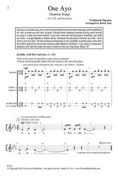 Ose Ayo (Sunrise Song) 