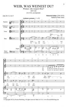 Weib, was weinest du? SWV 443 (Heinrich Schütz) 