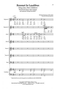 Resonet In Laudibus (Sing Out, Dear Children) 