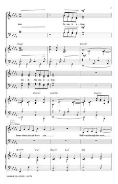No One Is Alone von Stephen Sondheim 