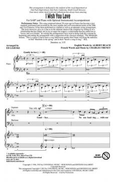 I Wish You Love (Download) 