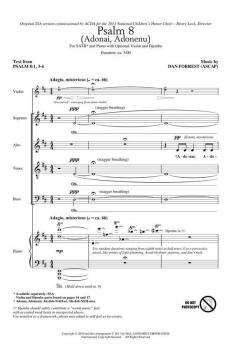 Psalm 8 (Adonai, Adonenu) (Dan Forrest) 