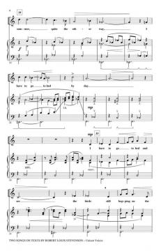 Two Songs On Texts By Robert Louis Stevenson (Bret Silverman) 