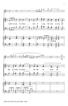 Come, We That Love The Lord (Robert Lowry) 