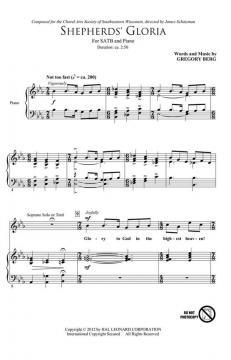 Shepherd's Gloria (Gregory Berg) 