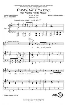 O Mary, Don't You Weep 