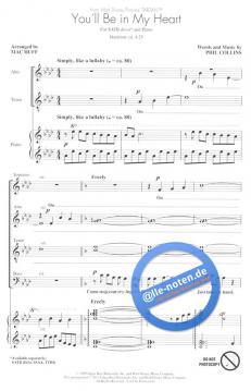 You'll Be In My Heart (Phil Collins) 