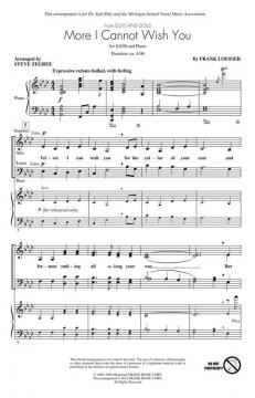 More I Cannot Wish You 