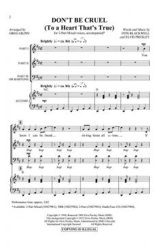 Don't Be Cruel (Elvis Presley) 