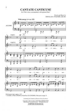 Cantate Canticum! (Douglas E. Wagner) 