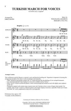 Turkish March For Voices (W.A. Mozart) 