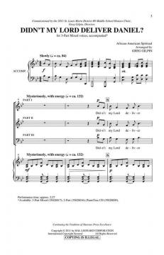 Didn't My Lord Deliver Daniel? 