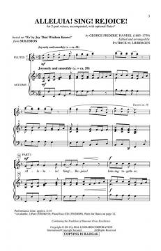 Alleluia! Sing! Rejoice! (Georg Friedrich Händel) 
