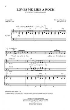 Loves Me Like A Rock (Paul Simon) 