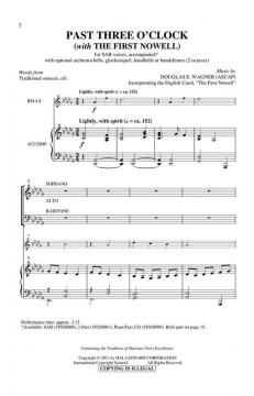 Past Three O'Clock (With The First Nowell) (Douglas E. Wagner) 