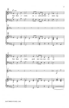 Past Three O'Clock (With The First Nowell) (Douglas E. Wagner) 