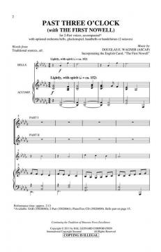 Past Three O'Clock (With The First Nowell) von Douglas E. Wagner (Download) 