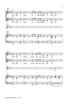 Past Three O'Clock (With The First Nowell) von Douglas E. Wagner (Download) 