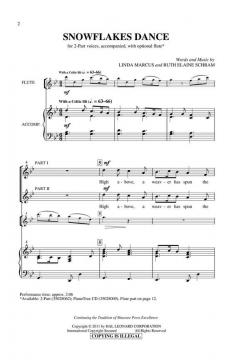 Snowflakes Dance (Ruth Elaine Schram) 