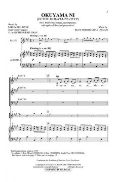 Okuyama Ni (In The Mountains Deep) (Ruth Morris Gray) 