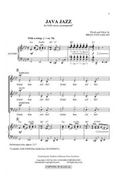 Java Jazz von Brian Tate (Download) 