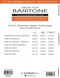 Arias for Baritone 