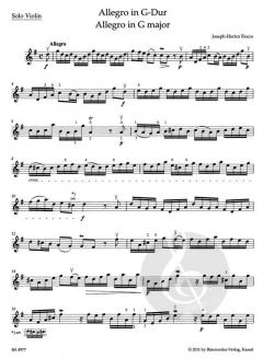 Allegro G-Dur von Joseph-Hector Fiocco 