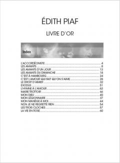 Livre D'Or von Édith Piaf 