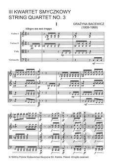 String Quartet No. 3 von Grazyna Bacewicz 