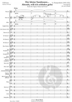 Der kleine Sandmann... Abends, will ich schlafen gehen (Engelbert Humperdinck) 