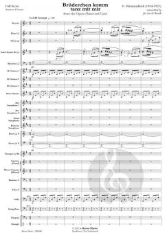 Brüderchen komm tanz mit mir from The Opera 'Hänsel und Gretel' (Engelbert Humperdinck) 