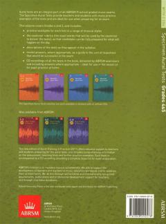 Specimen Aural Tests, Grades 4 & 5 with 2 CDs 