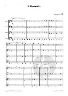 Easy Violins Together: Party Pieces (Download) im Alle Noten Shop kaufen