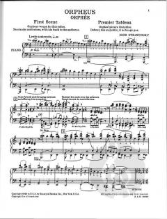 Orpheus von Igor Strawinsky 