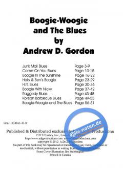 Boogie-Woogie And The Blues von Andrew D. Gordon 