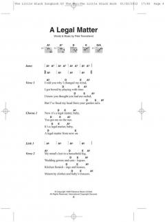 The Little Black Songbook von The Who 